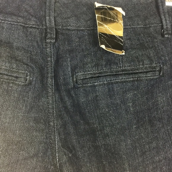 Nine West Chicago Dark Wash Wide Leg Flare Jeans - Picture 5 of 6